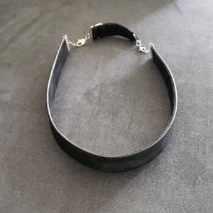 Lilla Rose Black Faux Leather Headband